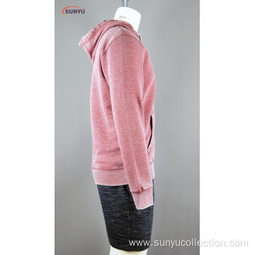 Men's simple cardigan sweatjacke with hood